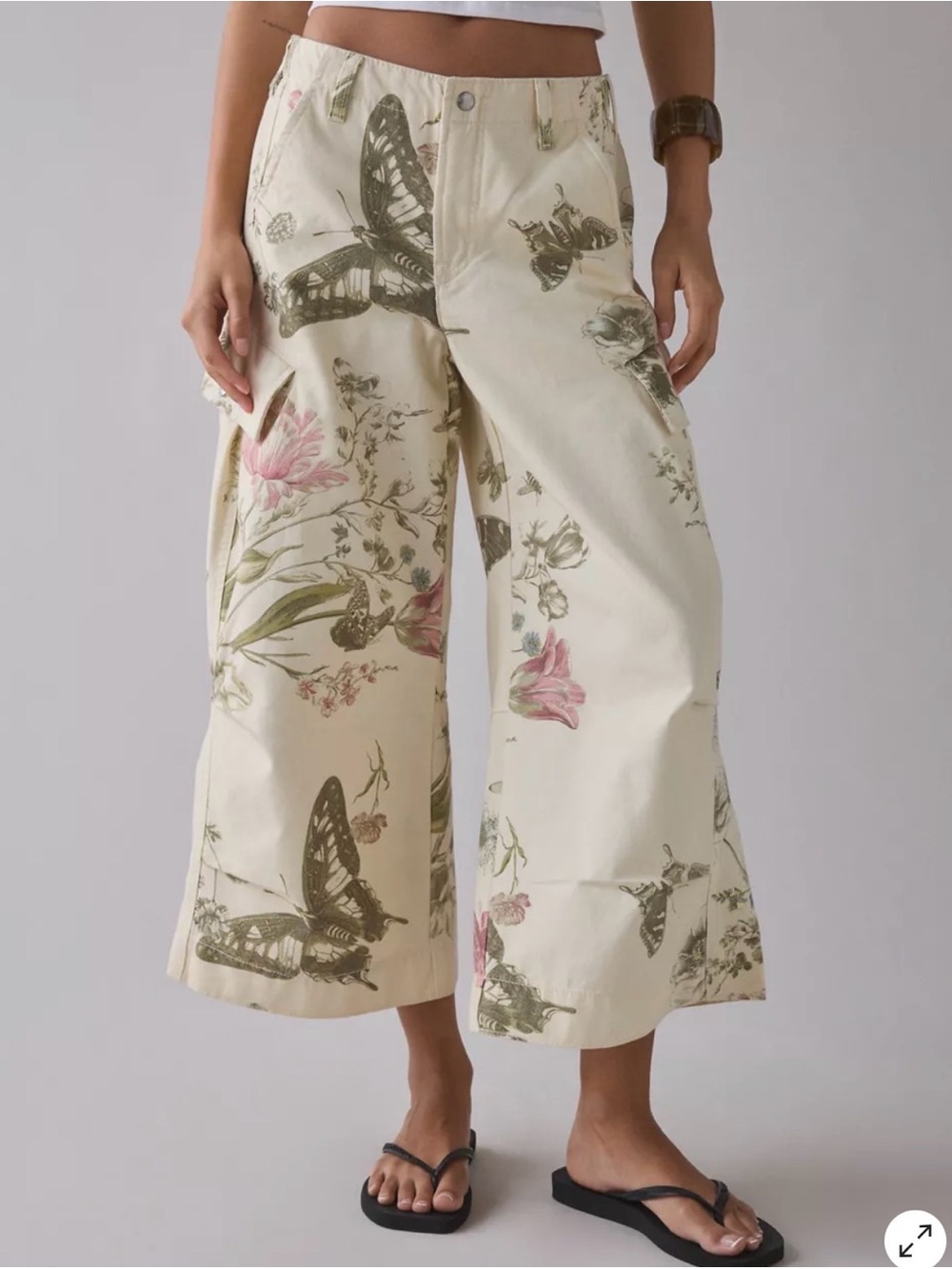 BDG - URBAN OUTFITTERS A Cut Above Cropped Wide Leg Pants